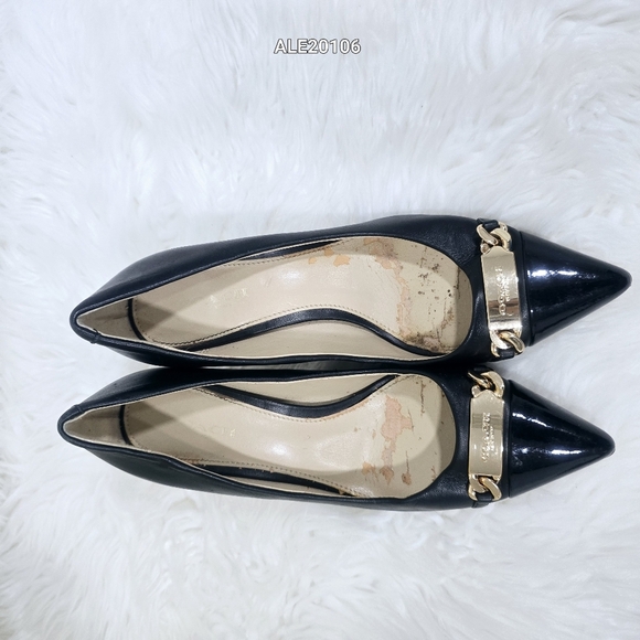 Coach Black Women's Heels Size 6 Leather and patent leather trim - Picture 7 of 12